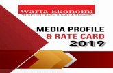 Media Profile & RATE CARD - wartaekonomi.co.id · khususnya media online kami, telah, sedang dan terus kami lakukan. Statistik website kami, , di pertengahan bulan Desember 2018 menempati