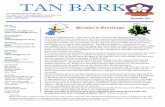 TAN BARK - Toowoomba Orchid Society Inc. · The minutes for the October 2011 meeting, as printed in Tan Bark, were moved by G Deacon, and seconded by B Vayro, All those in favour,