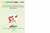 INTERNATIONAL ORIENTEERING FEDERATION contour interval for mountain bike orienteering maps is 5 m. In very hilly terrain an interval of 10 m and in a flatterrainanintervalof2.5mmaybeused.Theaimisaclearrepresentationoftheelevation.