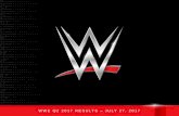 WWE Q2 2017 RESULTS JULY 27, 2017/media/Files/W/WWE/... · excluding feature film and television production amortization and related impairments. OIBDA is a non-GAAP financial measure