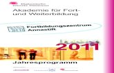 FBZ Annastift 2011 Inhalt - ddh-akademie.de · „Modulsystem Hemiparese & SHT“ und spezielle Themen aus dem Bereich Neurologie wie „Stroke Unit Basis- und Aufbaukurs“ oder