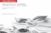 Quantum Kettle - Sunbeam Australia | Leader in …€™s Safety Precautions SAFETY PRECAUTIONS FOR YOUR KETTLE. • Boiling water will scald. Do not leave a boiling or hot kettle