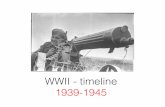 WWII - timeline 1939-1945 - courses.washington.educourses.washington.edu/jsisb311/Lecture_Notes/Entries/2014/5/13_World... · WWII - timeline - 1939 • When negotiations briefly