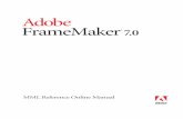 MML Reference Online Manual - adobe.com · Then use the Import>File command to import the MML document content ﬁle into the document. Use the Save As command to save the resulting