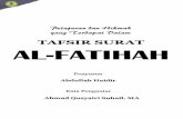 Pelajaran dan Hikmah yang Terdapat dalam Tafsir … Pelajaran dan Hikmah yang Terdapat dalam Tafsir Surat al-Fatihah Author Abdullah Haidir Subject Pelajaran dan Hikmah yang Terdapat