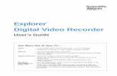Explorer Digital Video Recorder - Charter Spectrum ... · Explorer ® Digital Video Recorder User’s Guide ... Resume playing paused program Size HDTV picture. iii NOTICE FOR CATV