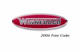 2006 PaPai Codes - Winnebago · Winnebago Industries Service Publications – 2006 Winnebago Paint Codes 3 How To Use This Guide . From the Table of Contents, identify the vehicle