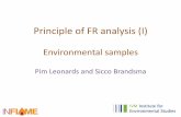 Principle of FR analysis (I) - University of Birmingham · GC-MS, LC-MS Soxhlet, ASE, sonication, shake extraction Evaporation Evaporation Evaporation . ... Critical factors FR analysis