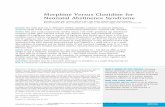 Morphine Versus Clonidine for Neonatal Abstinence Syndrome · PDF fileMorphine Versus Clonidine for Neonatal Abstinence Syndrome Henrietta S. Bada, MD a, Thitinart Sithisarn, MD ,