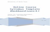 Online Course Syllabus Template Web viewWord Processor. Student ... assignments electronically using the Blackboard assignment drop box tool/tab. ... 4 (Jan., 1947), pp. 415-429. Summerson,