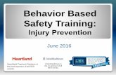 Behavior Based Safety Training - d3ciwvs59ifrt8.cloudfront.net · Peer observation and feedback ... o Industry-Specific Safety Program (ISSP) o Drug-Free Safety Program ... Ohio Restaurant