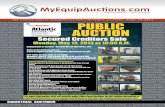 the weekly digital marketplace for industrial auctions ... MEA_04232013.pdf · EQUIPMENT AUCTIONS • EQUIPMENT FOR SALE • EQUIPMENT AUCTIONS • EQUIPMENT ... Adira Press Brake