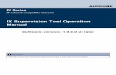 IX Supervision Tool Operation Manual - aiphone.net · 4 Introduction 1. Notational symbols in this manual The following symbols identify important information concerning operational