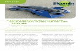 SICOMIN PROVIDE EPOXY RESINS FOR REVOLUTIONARY … · fiber, multi-rotor flying vehicle. The flying car initially demonstrates the ability to hover and tilt to achieve forward motion.