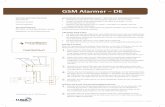 GSM Alarmer – DE - ludadownload.seludadownload.se/informationsblad/horsealarm/GSM_Alarmer_UserGuide.pdf · GSM Alarmer – EN SAFETy pRECAUTIONS / IMpORTANT INFORMATION • Always
