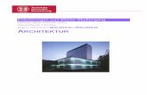 WiSe 2014-15 WiSe 2018-19 ARCHITEKTUR · 3 Erläuterungen zum Masterstudiengang Architektur (Stand: 19.11.2018) 1 Prüfungsordnungen im Masterstudiengang Architektur Grundsätzlich