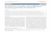Development of an open source software module for enhanced ... · RESEARCH Open Access Development of an open source software module for enhanced visualization during MR-guided interstitial