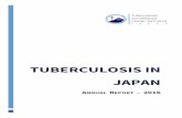 Tuberculosis in Japan - jata.or.jp · In 2015, 18,280 cases of tuberculosis (TB) were newly notified, of which 12,249 were bacteriologically confirmed. Notification rate per 100,000