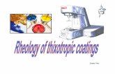 Rheology of thixotropich coatings[1] [Združljivostni način]sstanic/teaching/Seminar/2011/20110124_Virc_Rheo.pdf · Interpretation of results - Results are useful for relative comparison