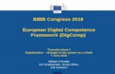 BIBB Congress 2018 European Digital Competence Framework ... · STEP 1 Adaptation and specification DigComp is adapted and specified to develop digital competence for a given target