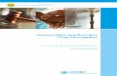 Standard Operating Procedure Crime Investigations Justice Compendium in... · The Standard Operating Procedure for Crime Investigation in Somaliland was prepared under the auspices