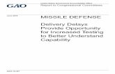 June 2019 MISSILE DEFENSE - gao.gov · Table 16: Terminal High Altitude Area Defense (THAAD) and Army Navy/Transportable Radar Surveillance and Control Model- 2 (AN/TPY-2) Program