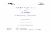 CATT Acoustic vs. Ulysses - spsc.tugraz.at · einzelnen Quellen, die zuvor im Vorhersage-Modul berechnet werden, entsprechend der Vorgaben addiert und das Ergebnis wiederum sowohl