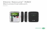 Doro Secure 580 .z. B. wenn sich das Telefon in einer Handtasche befindet. Auch bei eingeschalteter