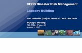 CEOS Disaster Risk Management Capacity Buildingceos.org/document_management/Working_Groups/WGCapD/Meetings/WGCapD-2... · CEOS Disaster Risk Management Capacity Building Ivan Petiteville