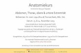 Anatomiekurs - osteopathie.comosteopathie.com/.../1-Flyer-TEXT-AMF-Anatomiekurs-Abd-Thorax-HH-2019.pdf · Anatomiekurs mit klinischem Bezug an Präparaten Abdomen, Thorax, obere &