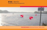 Berlin ESG - Evangelische Studierendengemeinde · counseling and support in emergency situations. Work with international students in the ESG Berlin, p. 10-11; 65 Als Studentin oder