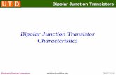 Bipolar Junction Transistor Characteristics mtinker/EE3110/ElectronicDevicesLaboratory... · PDF fileBipolar Junction Transistor Characteristics Bipolar Junction Transistors . Electronic