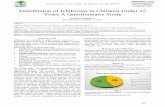 Distribution of Ichthyosis in Children Under 15 Years A ... · Distribution of Ichthyosis in Children Under 15 Years A Questionnaire Study Jennifer Suhasini , S. Saveentha Dental