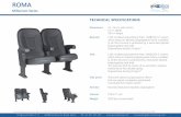 Millenium Series - euroseating.com · DIMENSIONS AND DRAWING OPTIONS Euro Seating reserves the right to modify the dimensions and characteristics without prior notice. All dimensions