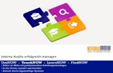 Interne Audits erfolgreich managen - know-now.de · 3 Interne Audit erfolgreich managen 08.02.2016 Hinweise zur Anpassung der Präsentation: Um das Tool an Ihre Dokumentenstruktur