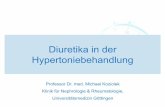 Diuretika in der Hypertoniebehandlung - cme.medlearning.de · Titelfolie Professor Dr. med. Michael Koziolek Klinik für Nephrologie & Rheumatologie, Universitätsmedizin Göttingen.