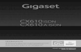 Gigaset CX610 ISDN/CX610A ISDN · Gigaset CX610-CX610A isdn / Schweiz DE / A31008-N430-F101-2-2X19 / Cover_front.fm / Glückwunsch! Mit dem Kauf eines Gigasets haben Sie sich für