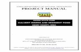 IOWA DEPARTMENT OF NATURAL RESOURCES PROJECT … · iowa department of natural resources project manual geode state park culvert risers and sediment pond henry county, iowa . prepared