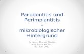 Parodontitis und Perimplantitis - mikrobiologischer ...labor-koblenz.de/wp-content/uploads/2012/08/Parodontitis-und-Periimplantitis.pdf · Ökosystem Zahnfleischtasche Mehr als 500