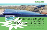 Klimaschutz in den DAV-Sektionen - alpenverein.de · 5 Vorwort Die Appelle der Wissenschaft an Politik und Gesellschaft, Klimaschutz endlich ernsthaft und konsequent zu betreiben,