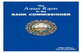 of the BANK COMMISSIONER - nh.gov · 6 2003 Foreword The one hundred fifty-ninth annual report of the Bank Commissioner contains management, financial information and locations of