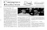 Campus Bulletin, No. 1, April 25, 1988 collections/pdf... · be distributed widely off-campus to provide a bridge with industry and the community. Campus happenings, reports of meetings