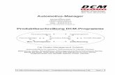 Automotive- · PDF file2001 DCM Minicomputer GmbH – Produktbeschreibung Zeiterfassung 3.99 Seite 2 Zeiterfassung Die Zeiterfassung besteht aus der Werkstatt-Terminplanung, Terminverfolgung,