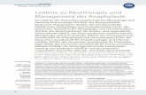 Leitlinie zu Akuttherapie und Management der Anaphylaxie · wie eine mastzellstabilisierende Wirkung von Ad-renalin eine Rolle, und bei den ACE-Hemmern ein verminderter Bradykininabbau
