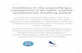 Guidelines for the physiotherapy management of the adult ... · Guidelines for the physiotherapy management of the adult, medical, spontaneously breathing patient Julia Bott, Sharron