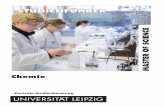 Master of Science Chemie - uni-leipzig.de · Vorlesung „Bioanorganik“ (2 SWS) 13-121-0228 Homogene Katalyse und aktuelle Anwendungen für die Photokatalyse 52. 1 . Vorlesung „Homogene