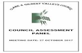 COUNCIL ASSESSMENT PANEL - Clare Valley · Notice is hereby given that a meeting of the Clare & Gilbert Valleys Council Assessment Panel will be held in the Clare & Gilbert Valley