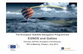 European GNSS Programmes EGNOS and Galileo - UNOOSA · Navigation solutions powered by Europe The European Satellite Navigation Programmes EGNOS and Galileo Dominic HAYES, European