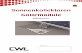 Sonnenkollektoren Solarmodule - cwlundberg.com · CWL Safety System – Befestigungen glatte Dächer . M-284, Seilecken 15°-90° M-291. Empfohlenes Anziehungsmoment 10 Nm. Befestigungsplatte