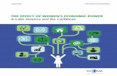 THE EFFECT OF WOMEN'S ECONOMIC POWER · 8 The Effect of Women’s Economic Power in Latin America and the Caribbean Together with public and private transfers (which cannot be attributed